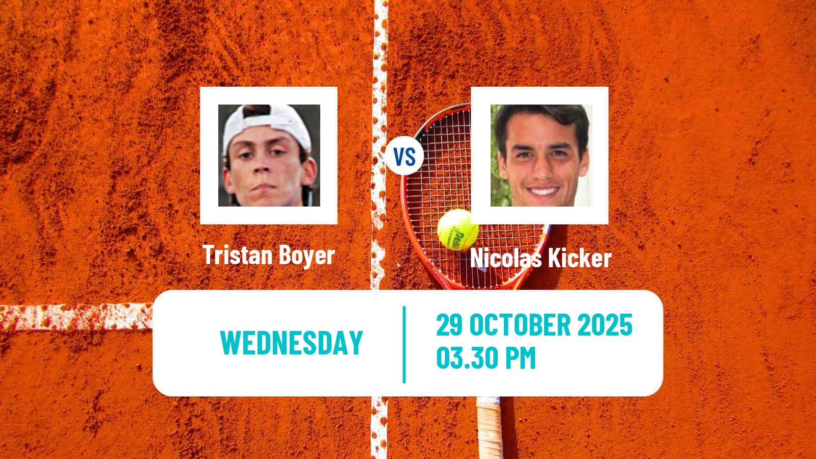 Tennis Lima 2 Challenger Men Tristan Boyer - Nicolas Kicker