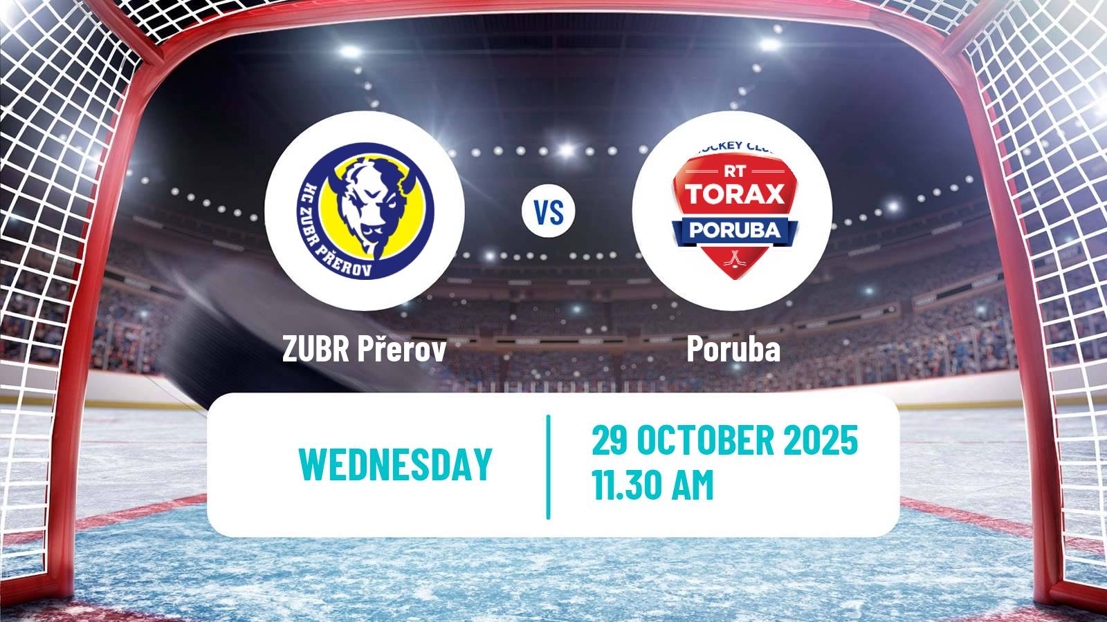 Hockey Czech Chance Liga ZUBR Přerov - Poruba