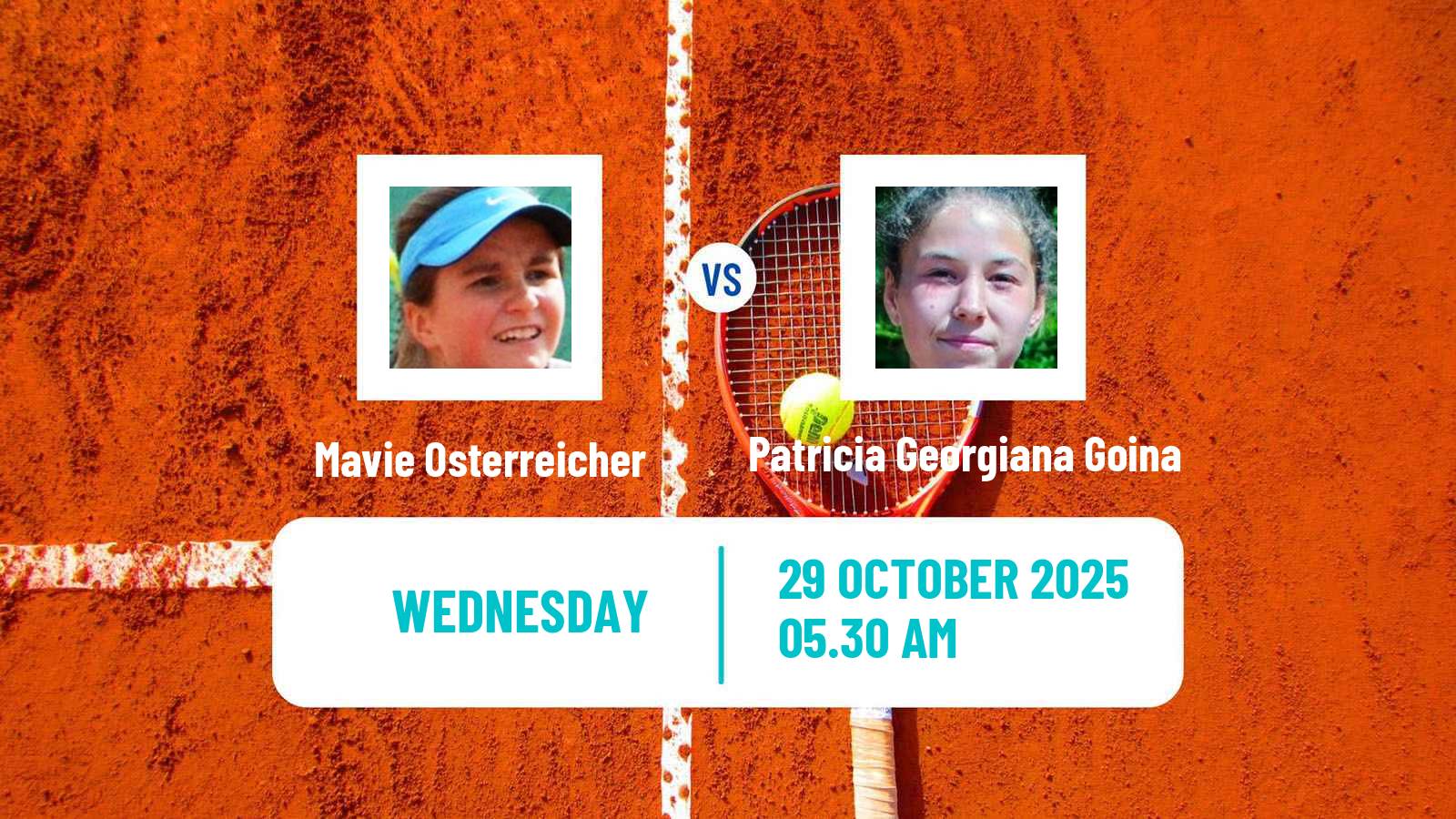 Tennis ITF W15 Bol 2 Women Mavie Osterreicher - Patricia Georgiana Goina