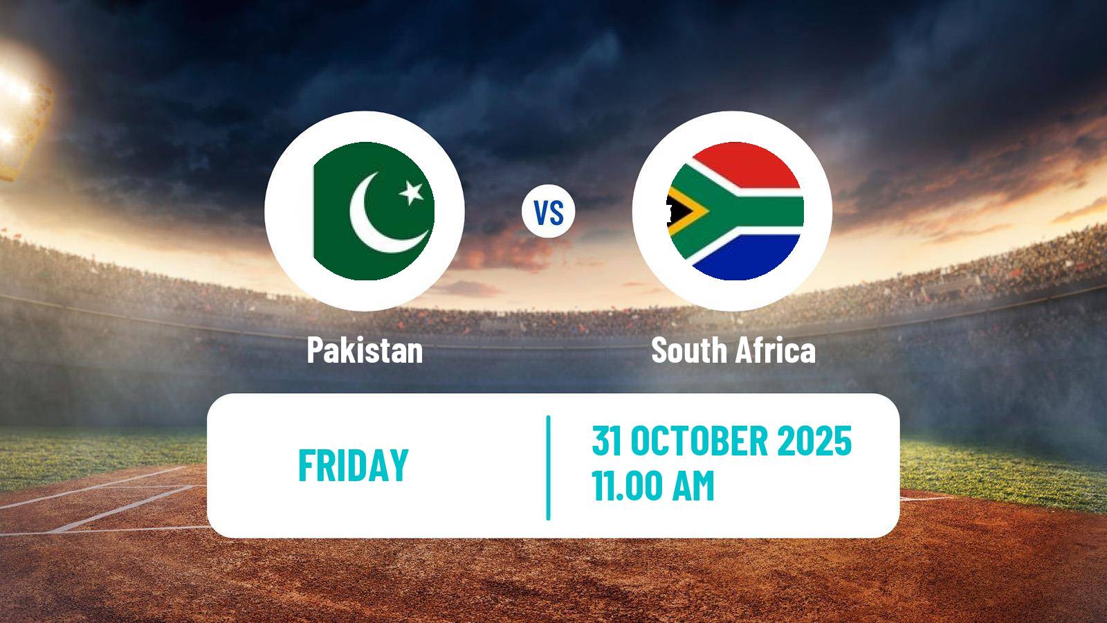 Cricket Twenty20 International Pakistan - South Africa