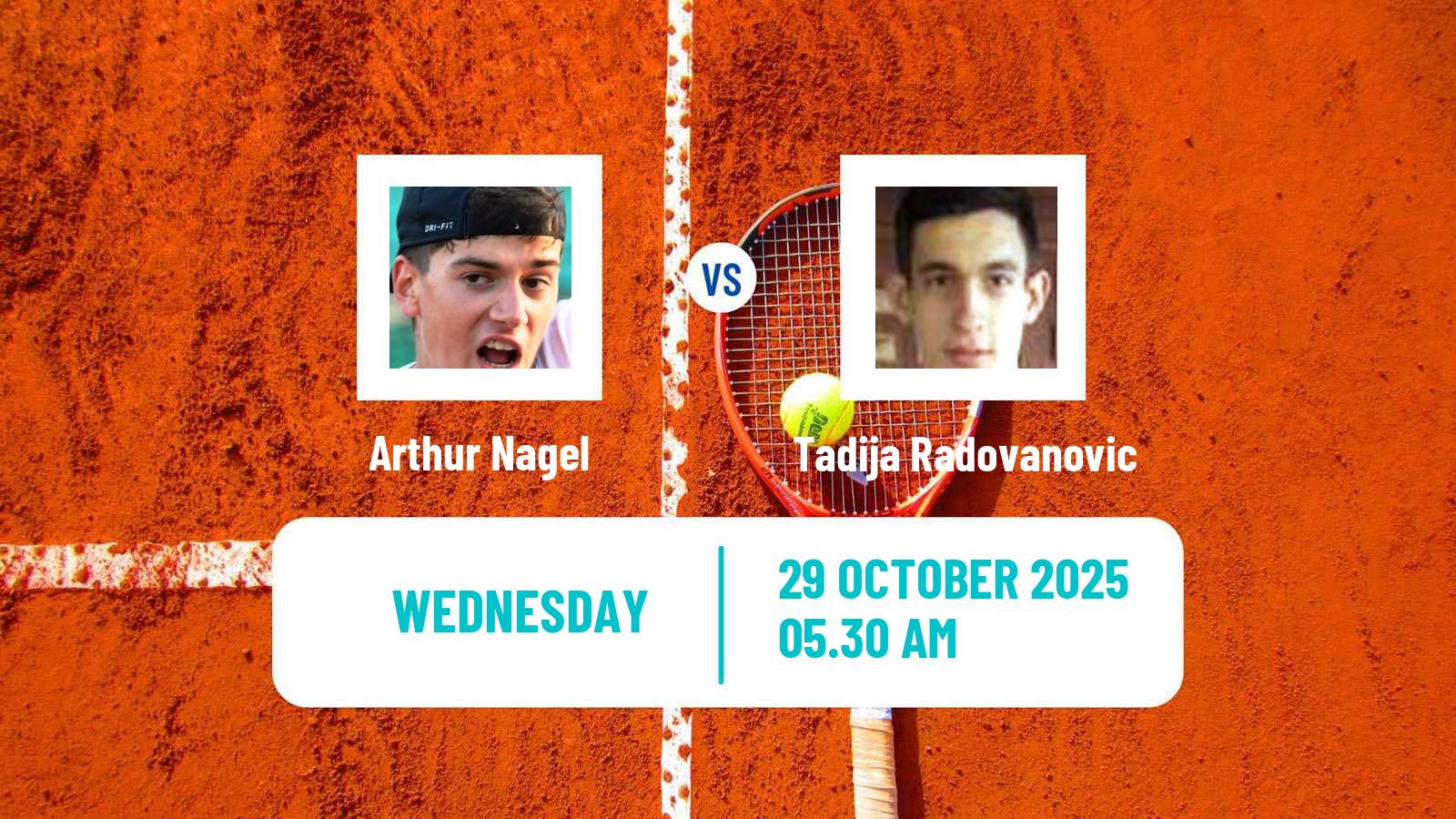 Tennis ITF M15 Malta Men Arthur Nagel - Tadija Radovanovic