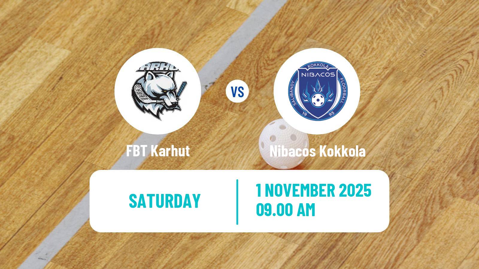 Floorball Finnish Divari Karhut - Nibacos Kokkola