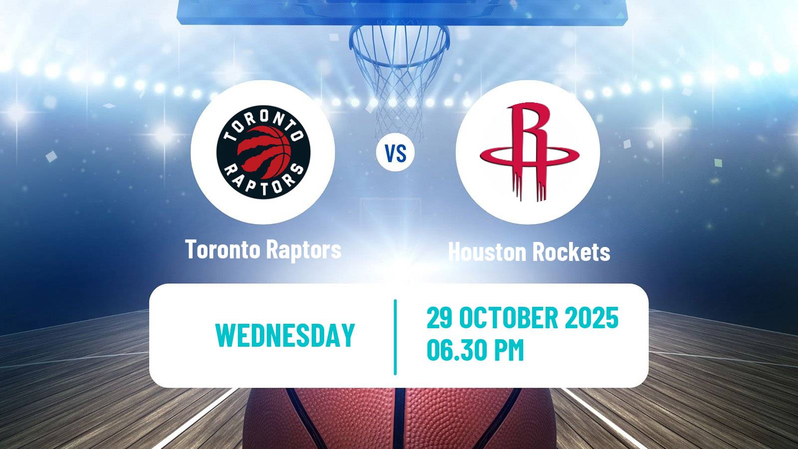 Basketball NBA Toronto Raptors - Houston Rockets