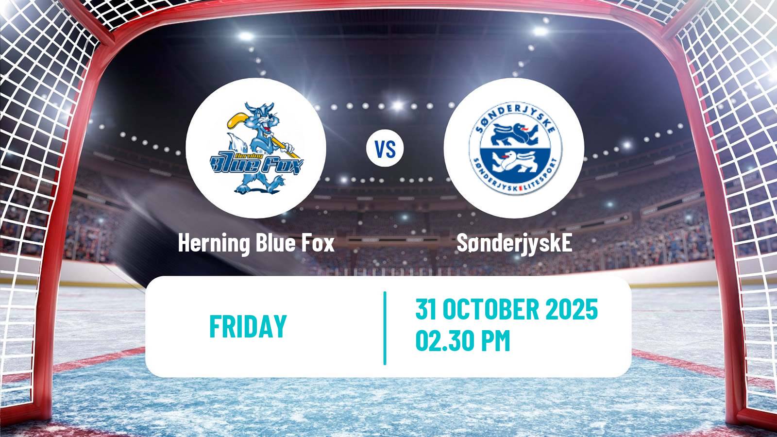 Hockey Danish Ishockey Ligaen Herning Blue Fox - SønderjyskE
