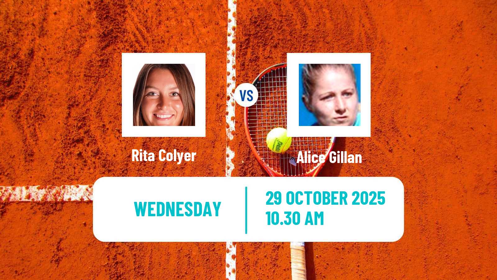 Tennis ITF W15 Malta Women Rita Colyer - Alice Gillan