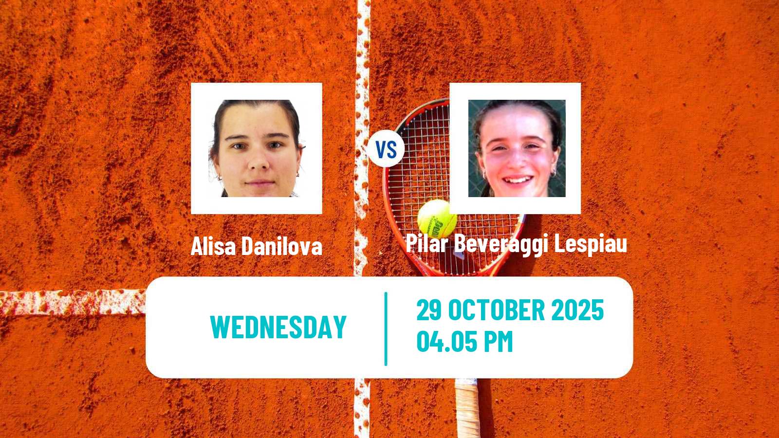 Tennis ITF W35 Neuquen Women Alisa Danilova - Pilar Beveraggi Lespiau
