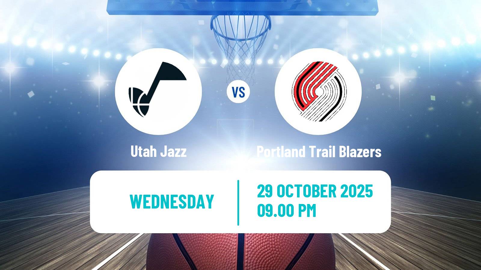 Basketball NBA Utah Jazz - Portland Trail Blazers