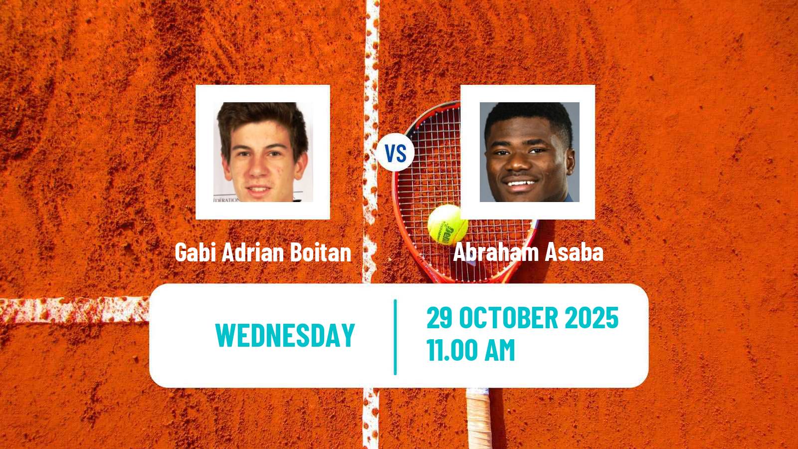 Tennis ITF M25 Harlingen Tx Men Gabi Adrian Boitan - Abraham Asaba