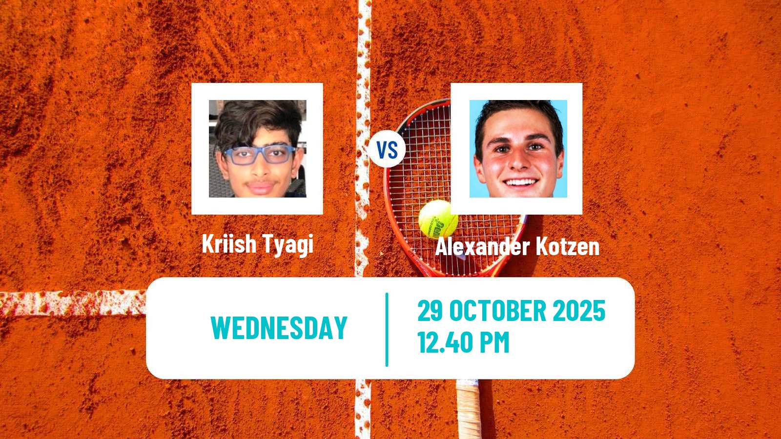 Tennis ITF M25 Harlingen Tx Men Kriish Tyagi - Alexander Kotzen