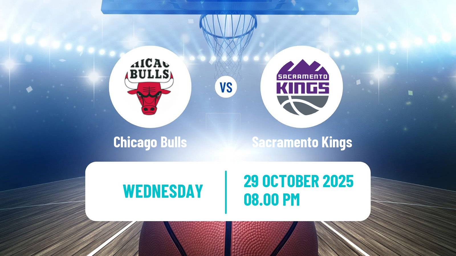 Basketball NBA Chicago Bulls - Sacramento Kings