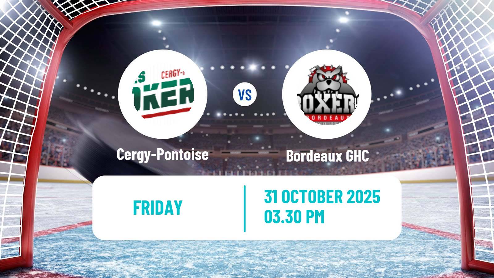 Hockey French Ligue Magnus Cergy-Pontoise - Bordeaux