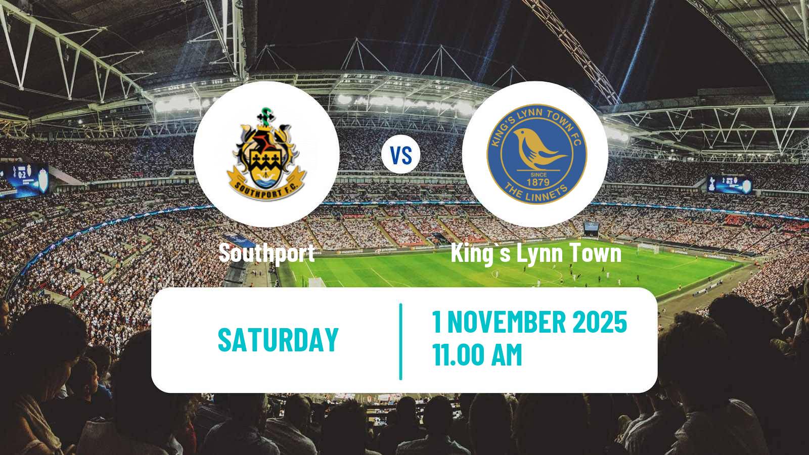 Football English National League North Southport - King`s Lynn Town