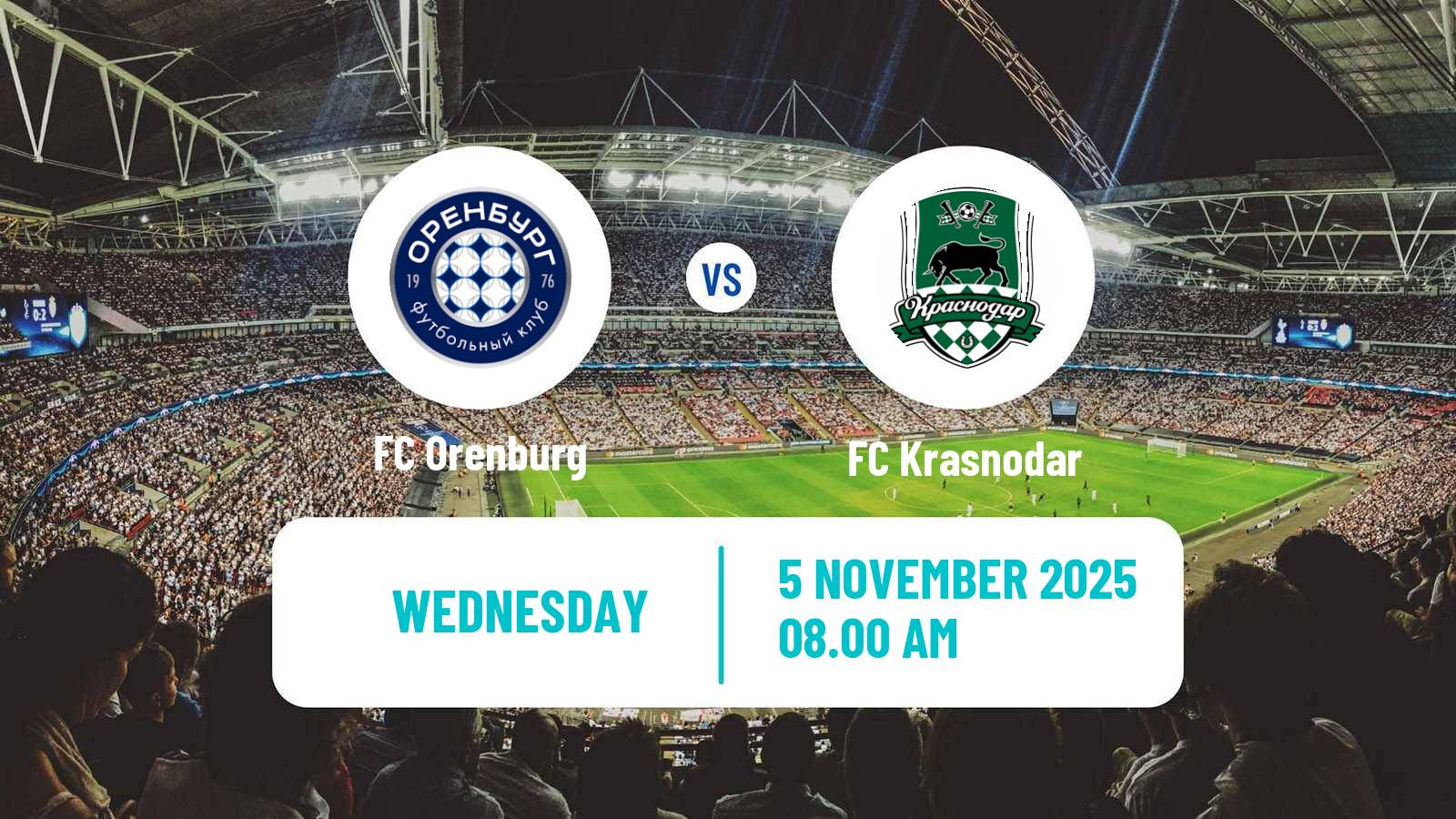 Football Russian Cup Orenburg - Krasnodar