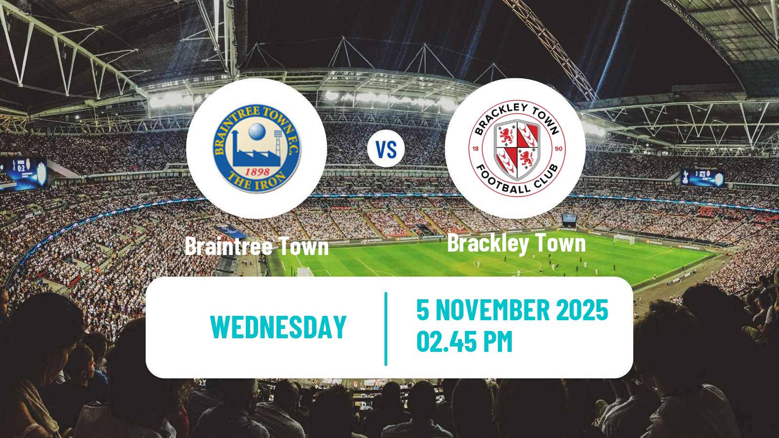 Football English National League Braintree Town - Brackley Town