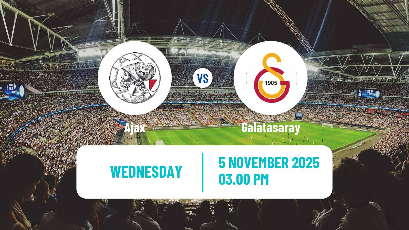 Football UEFA Champions League Ajax - Galatasaray