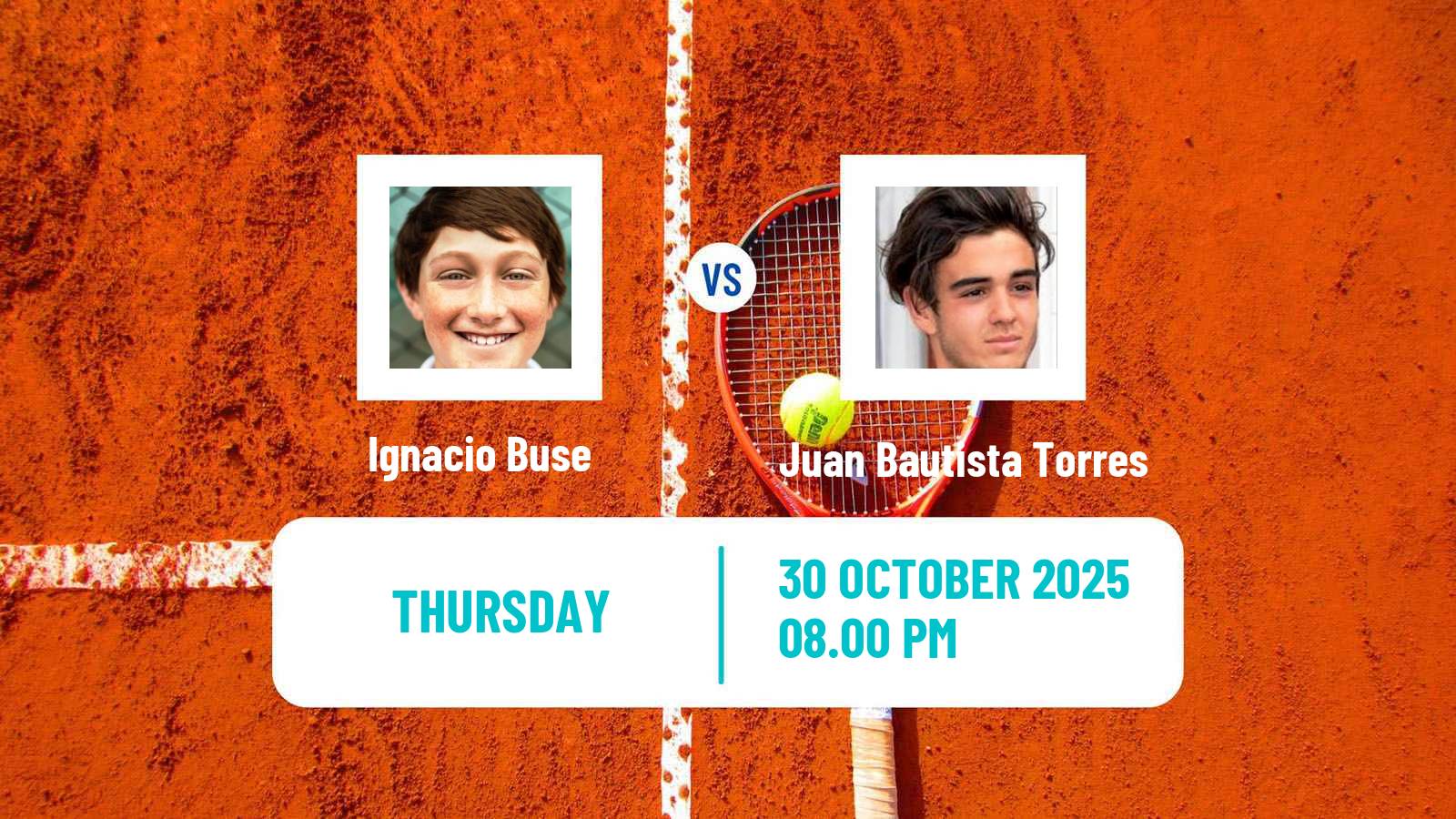 Tennis Lima 2 Challenger Men Ignacio Buse - Juan Bautista Torres
