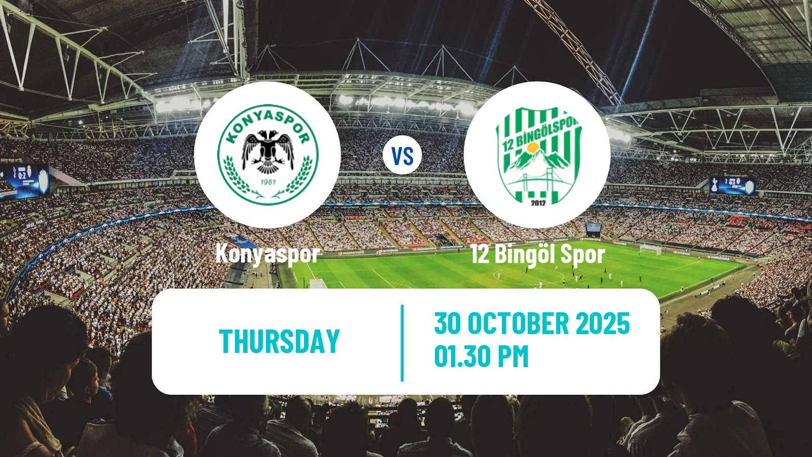 Football Turkish Cup Konyaspor - 12 Bingöl Spor