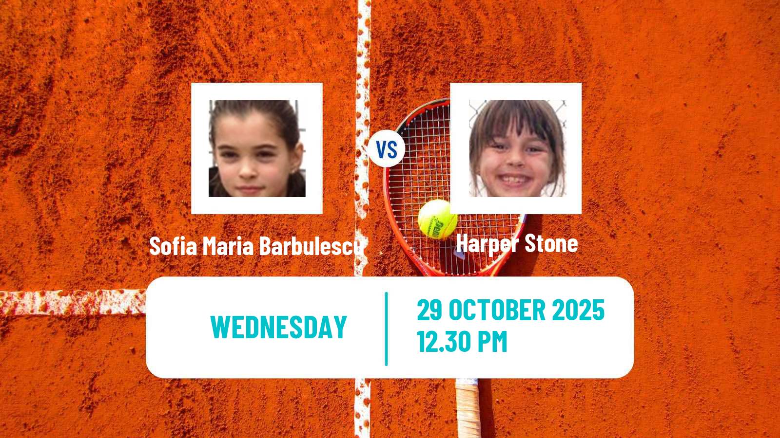 Tennis ITF W15 Sumter Sc Women Sofia Maria Barbulescu - Harper Stone