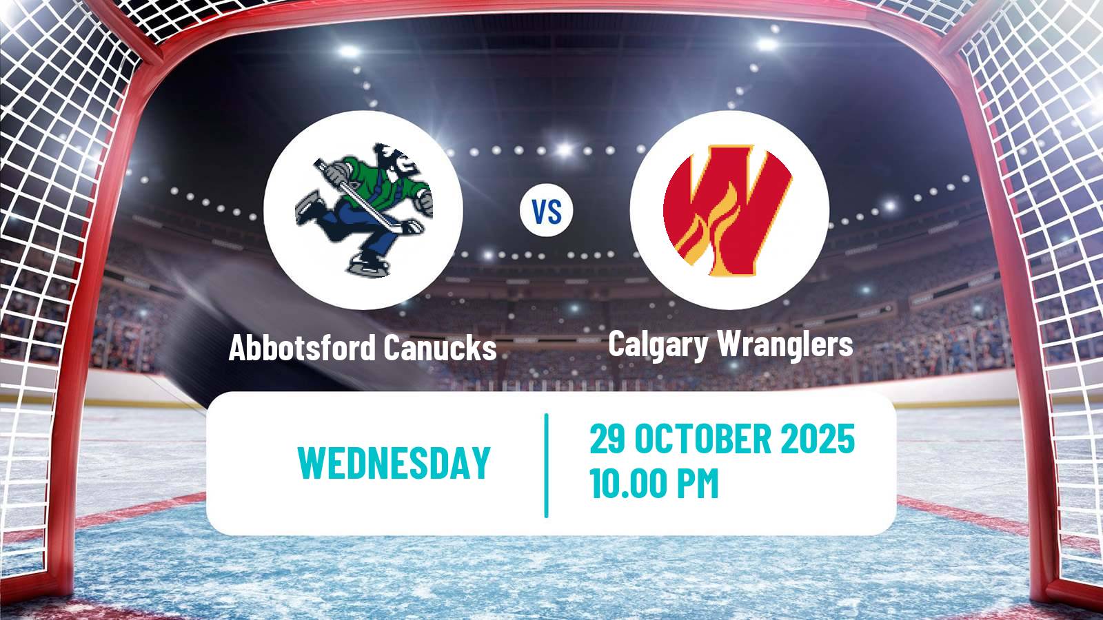 Hockey AHL Abbotsford Canucks - Calgary Wranglers