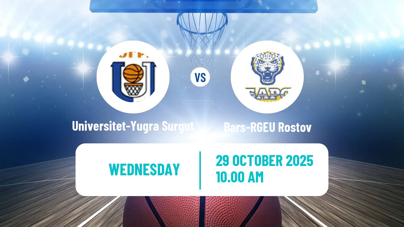 Basketball Russian Cup Basketball Universitet-Yugra Surgut - Bars-RGEU Rostov