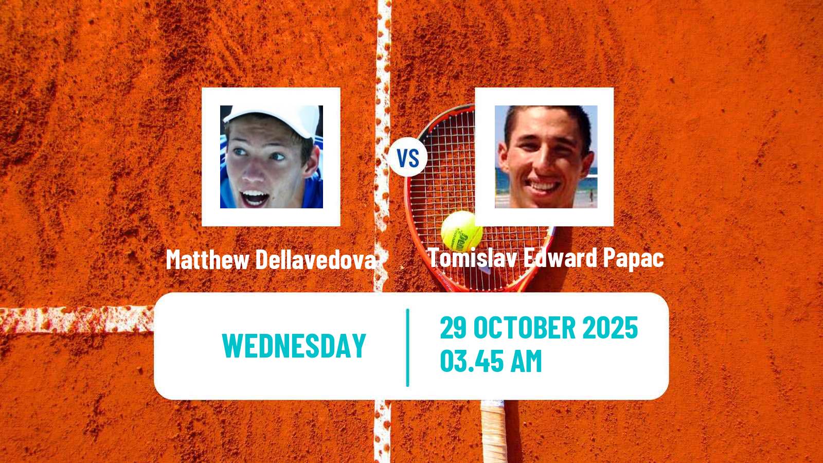 Tennis ITF M25 Brisbane 2 Men Matthew Dellavedova - Tomislav Edward Papac