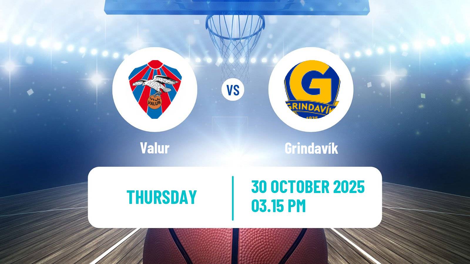 Basketball Icelandic Premier League Basketball Valur - Grindavík