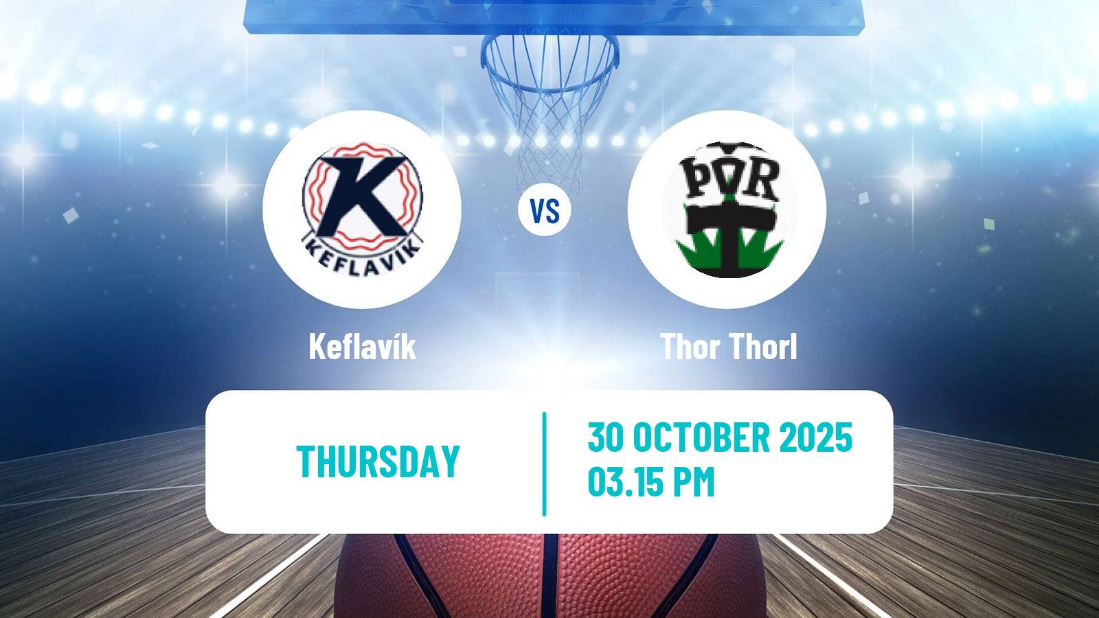 Basketball Icelandic Premier League Basketball Keflavík - Thor Thorl
