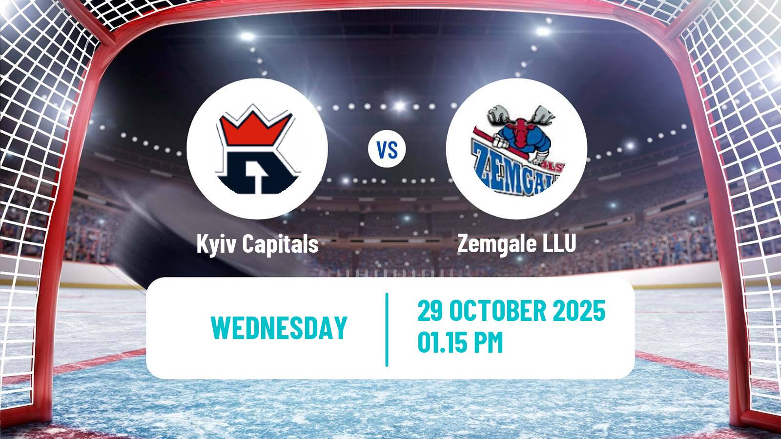 Hockey Latvian Hokeja Liga Kyiv Capitals - Zemgale LLU