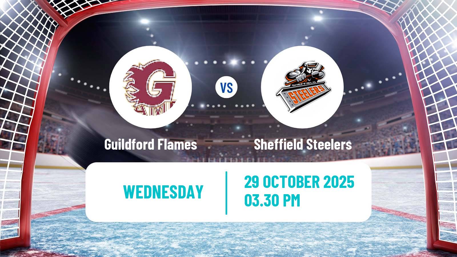Hockey United Kingdom Elite League Guildford Flames - Sheffield Steelers