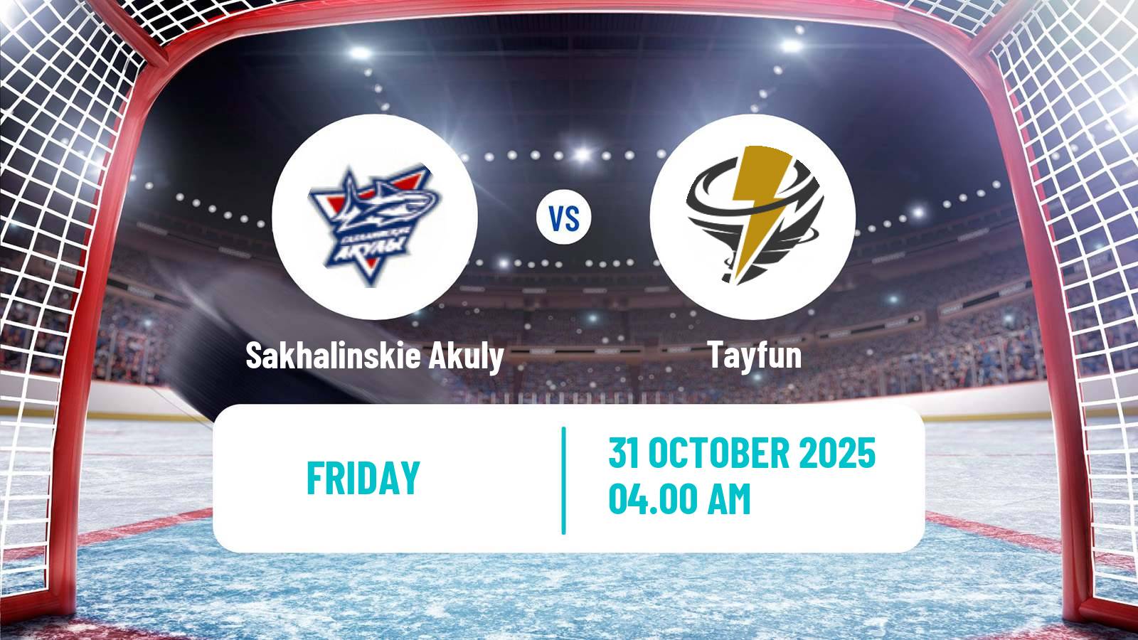 Hockey MHL Sakhalinskie Akuly - Tayfun