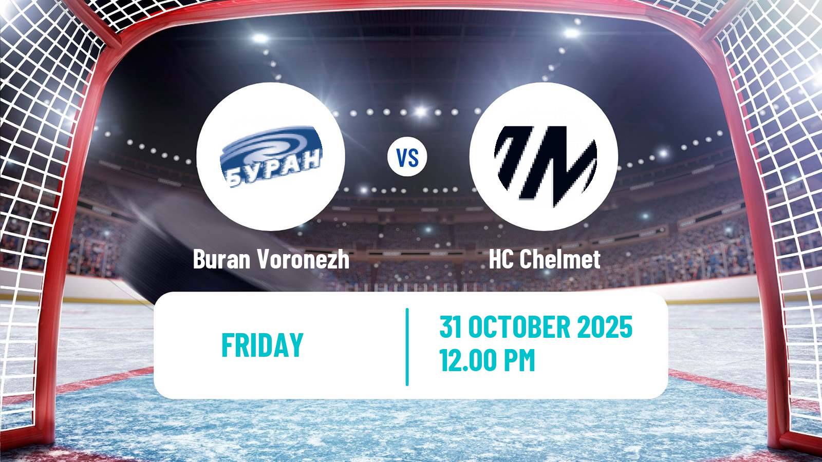 Hockey VHL Buran Voronezh - Chelmet