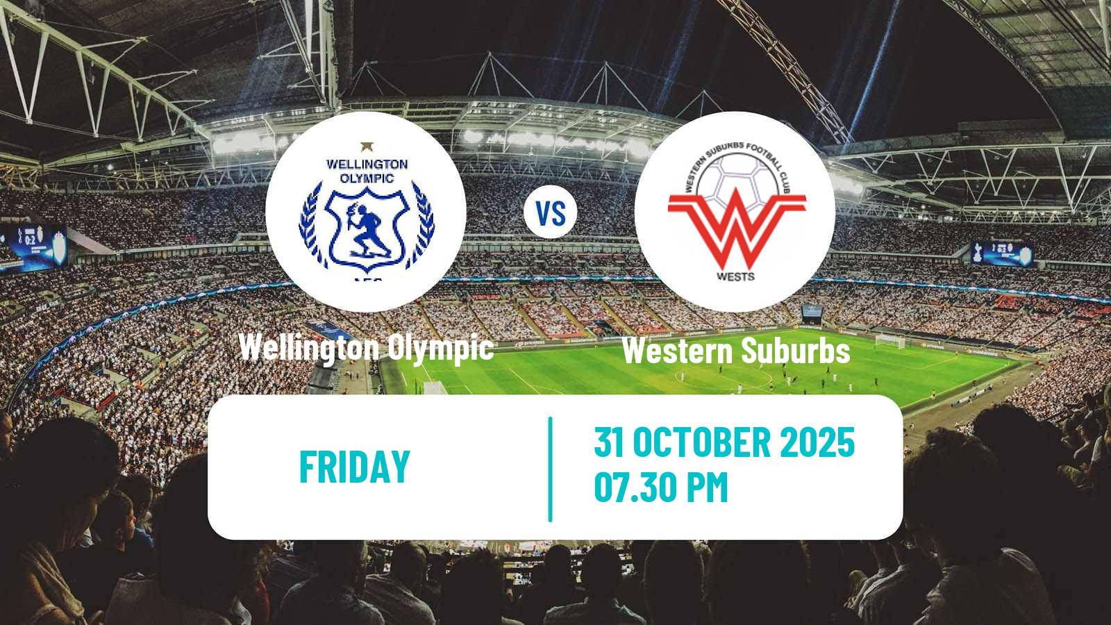 Football New Zealand National League Wellington Olympic - Western Suburbs