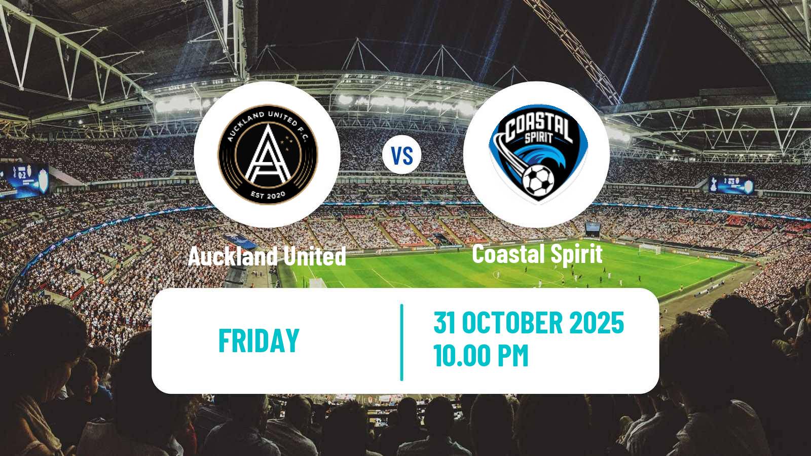 Football New Zealand National League Auckland United - Coastal Spirit