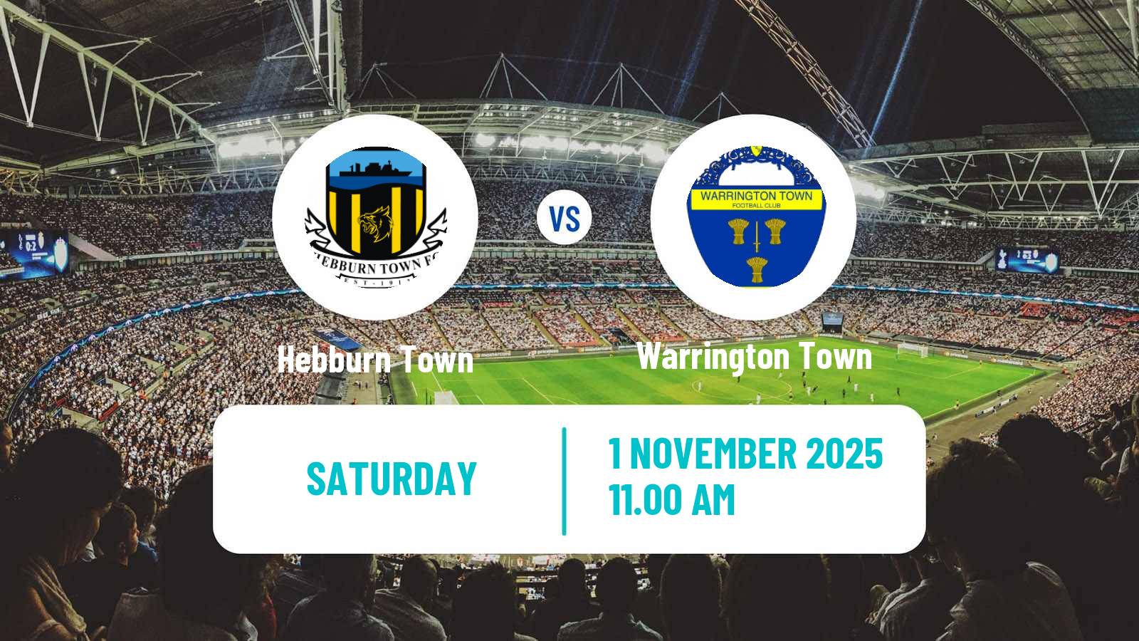 Football English NPL Premier Division Hebburn Town - Warrington Town