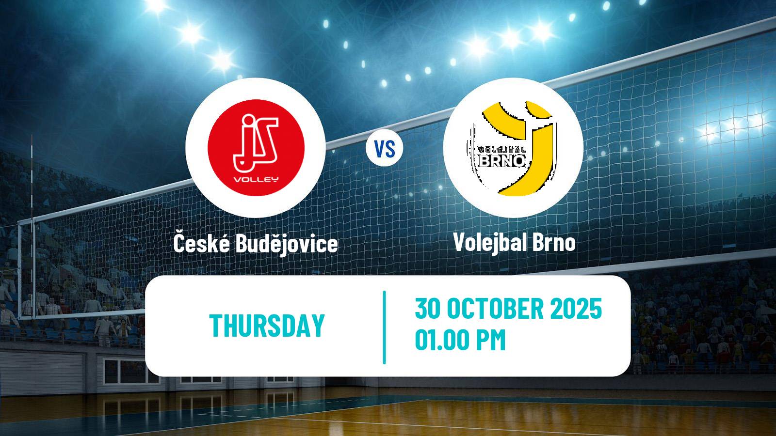 Volleyball Czech Extraliga Volleyball České Budějovice - Volejbal Brno