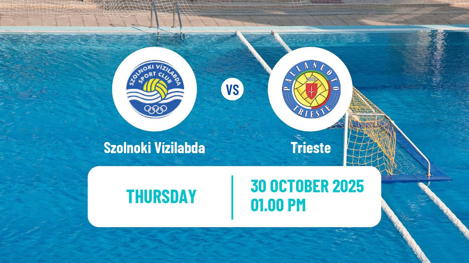 Water polo Euro Cup Water Polo Szolnoki Vízilabda - Trieste