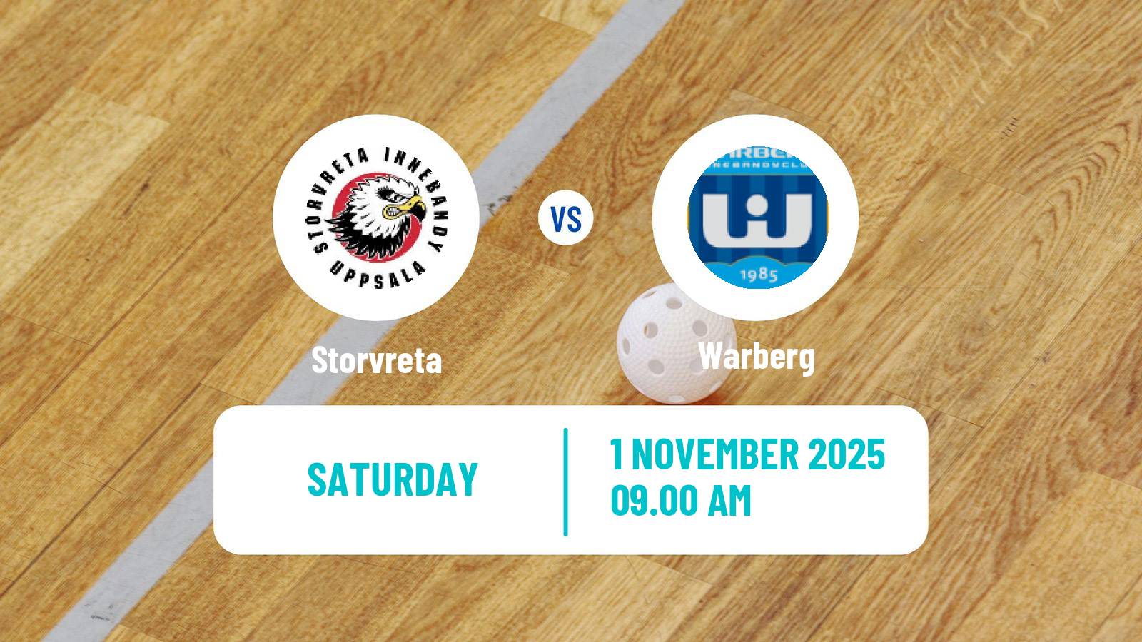 Floorball Swedish Superligan Floorball Women Storvreta - Warberg