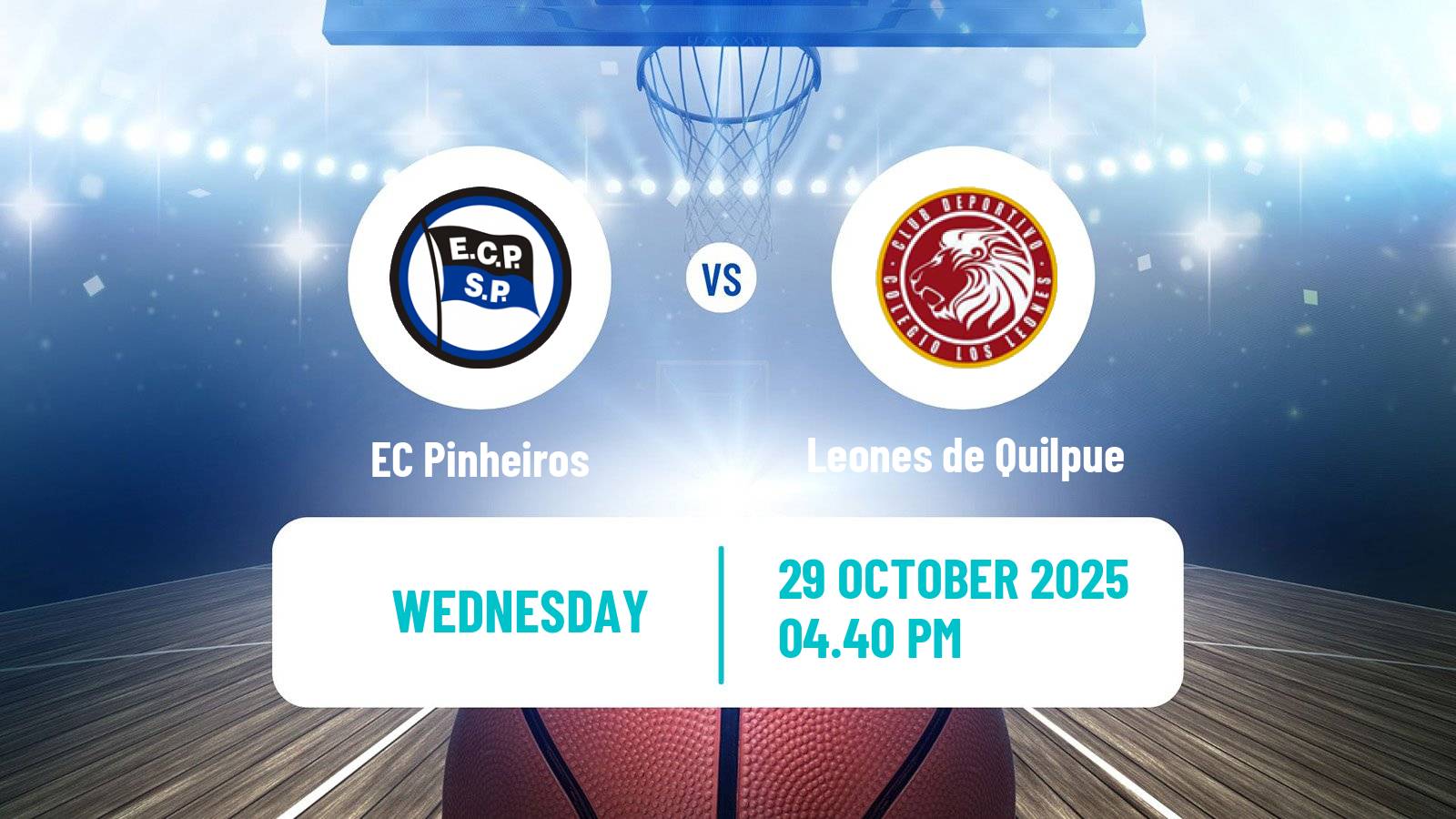 Basketball Basketball South American League Pinheiros - Leones de Quilpue