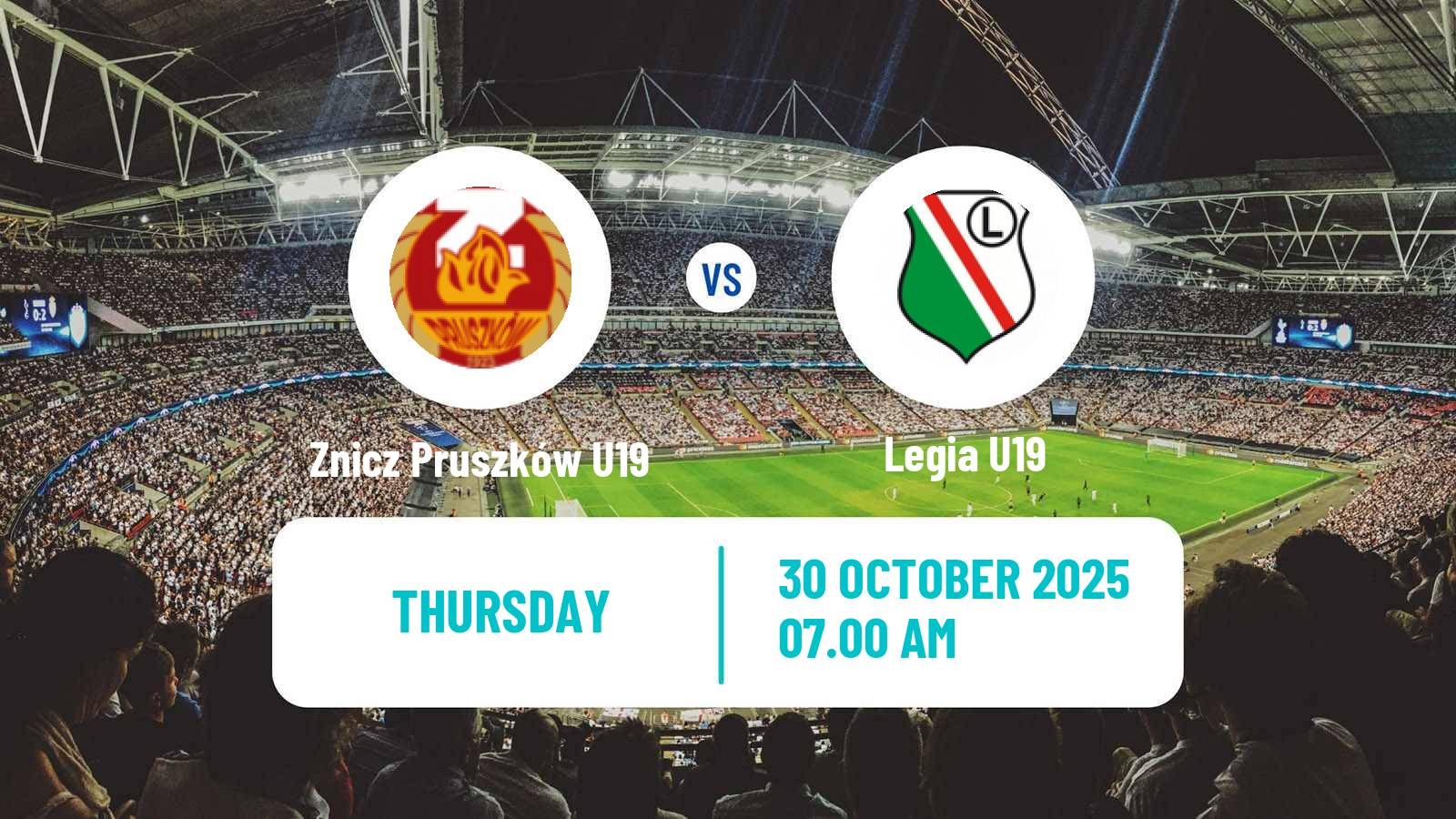 Football Polish Central Youth League Znicz Pruszków U19 - Legia U19