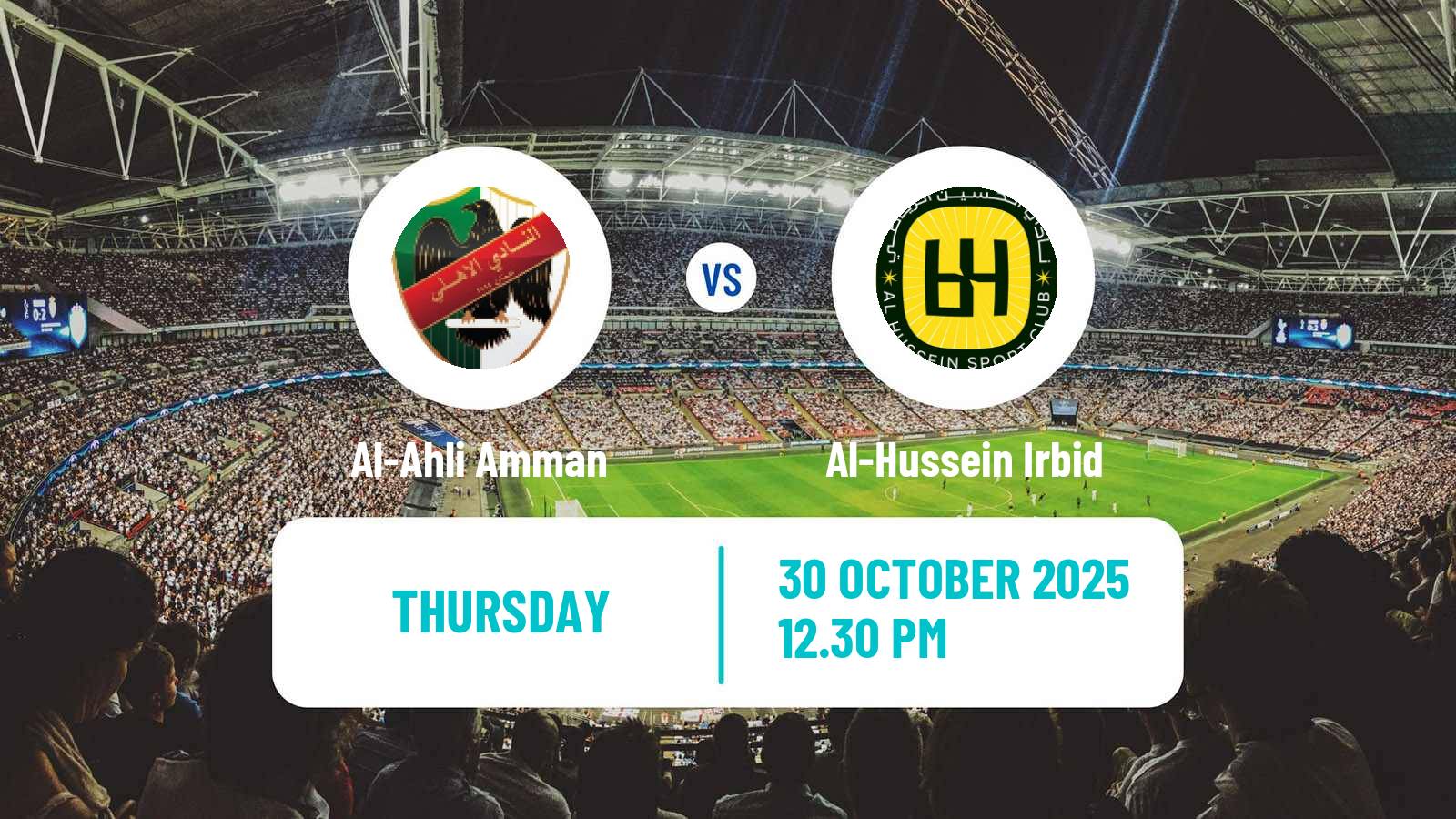 Football Jordan Premier League Al-Ahli Amman - Al-Hussein Irbid