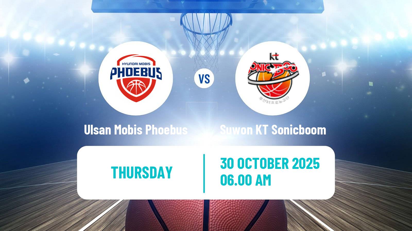 Basketball KBL Ulsan Mobis Phoebus - Suwon KT Sonicboom