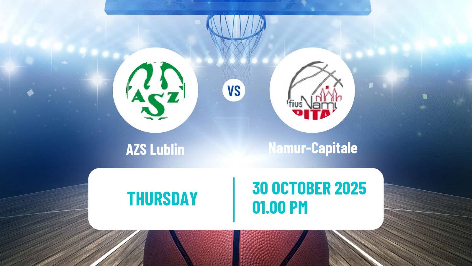 Basketball Eurocup Women AZS Lublin - Namur-Capitale