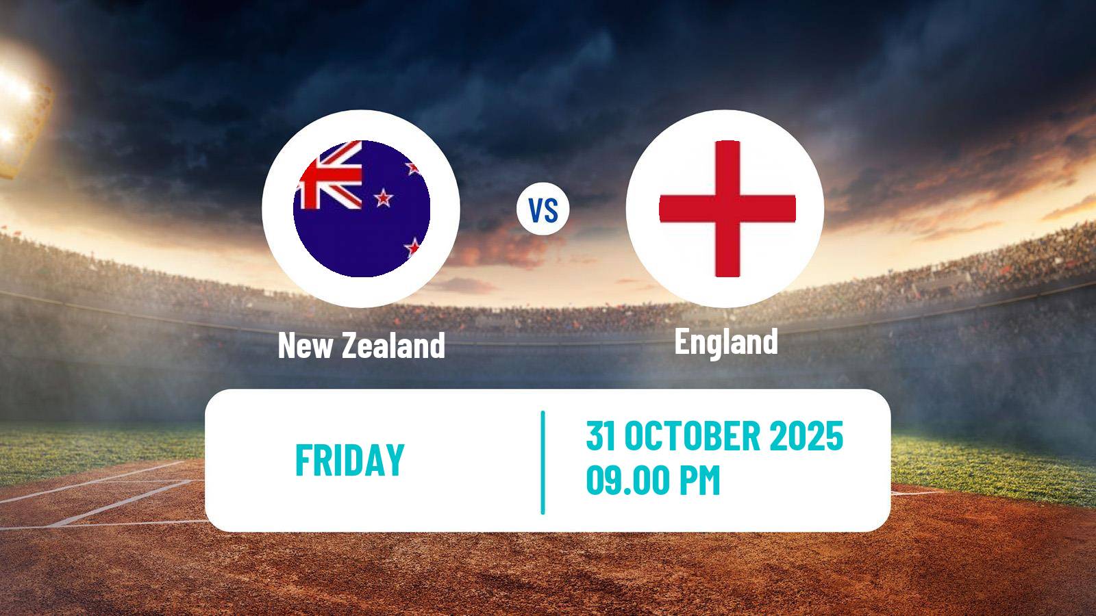 Cricket One Day International New Zealand - England