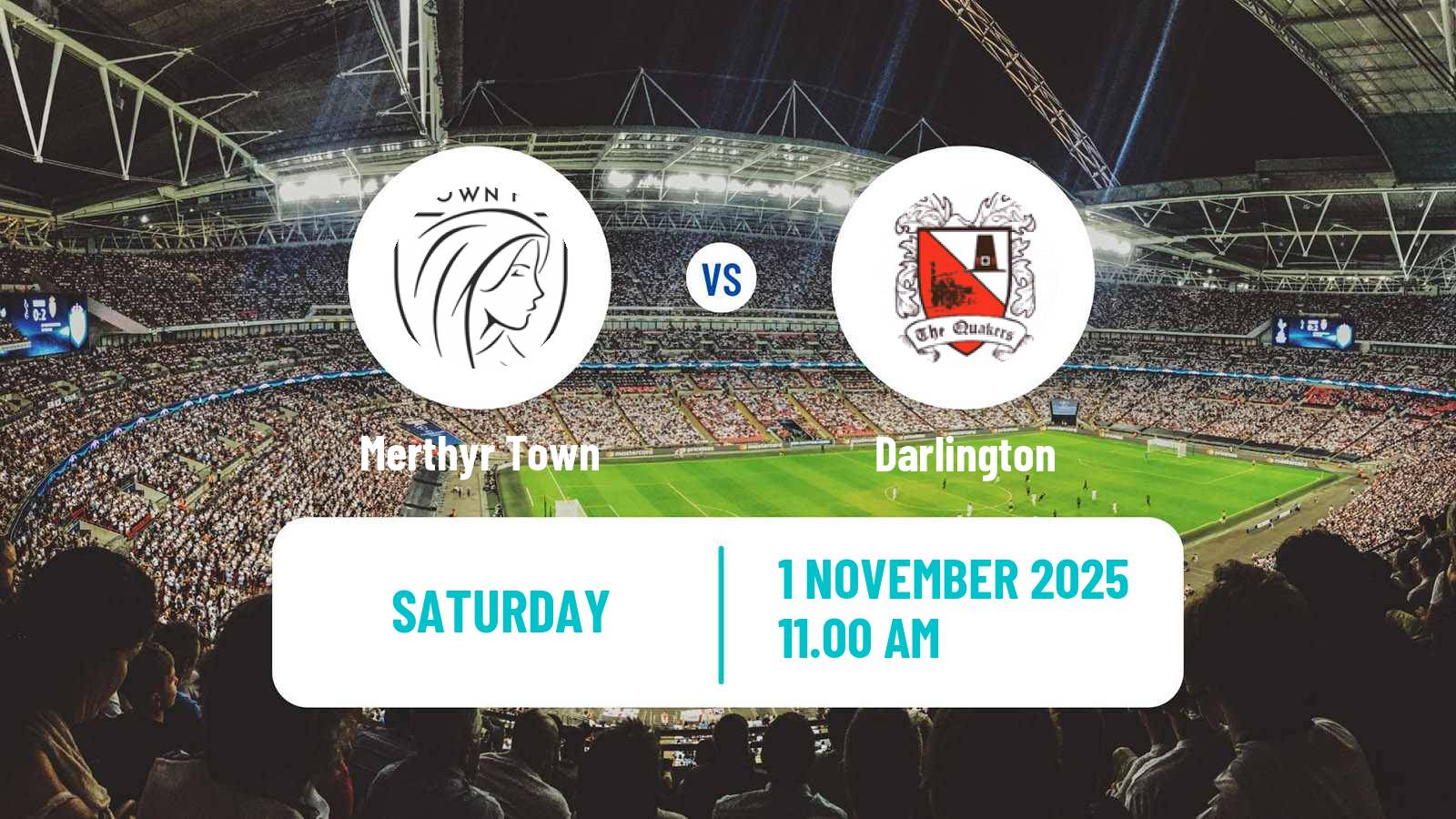 Football English National League North Merthyr Town - Darlington Football English National League North Merthyr Town - Darlington