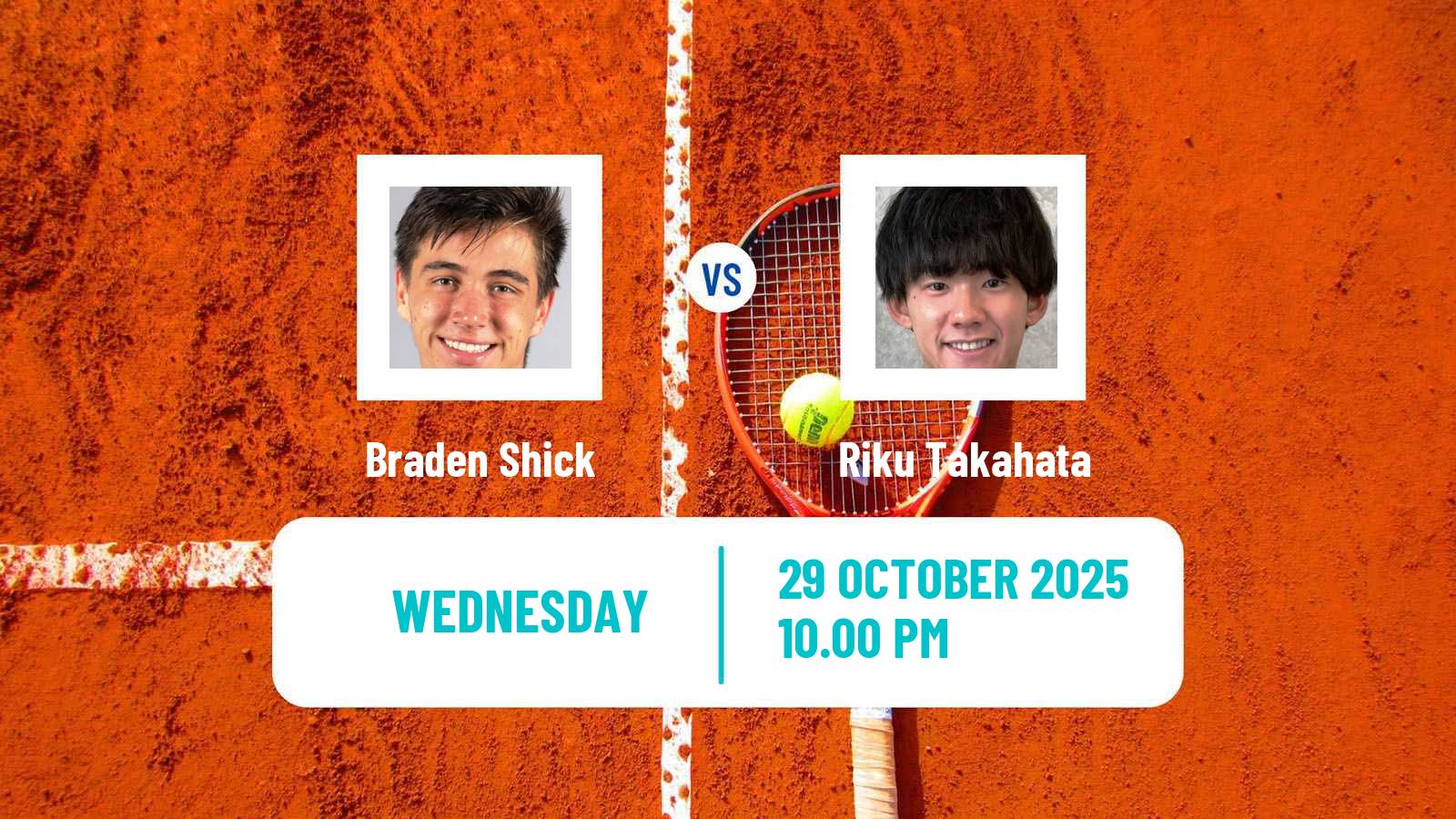 Tennis ITF M15 Yanagawa City Men Braden Shick - Riku Takahata