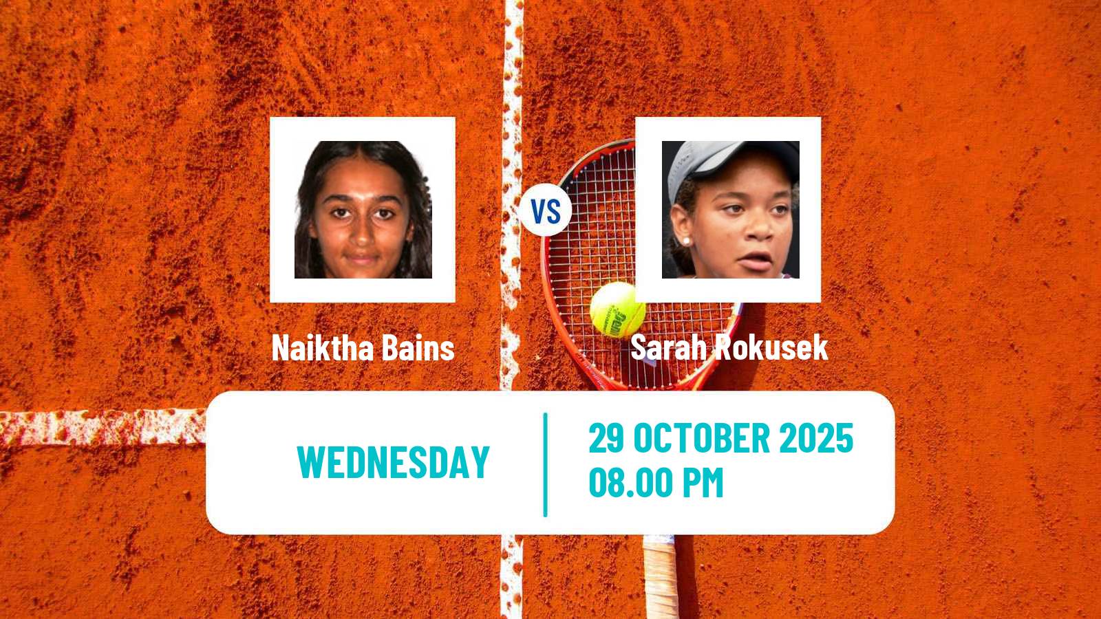 Tennis ITF W35 Brisbane 2 Women Naiktha Bains - Sarah Rokusek