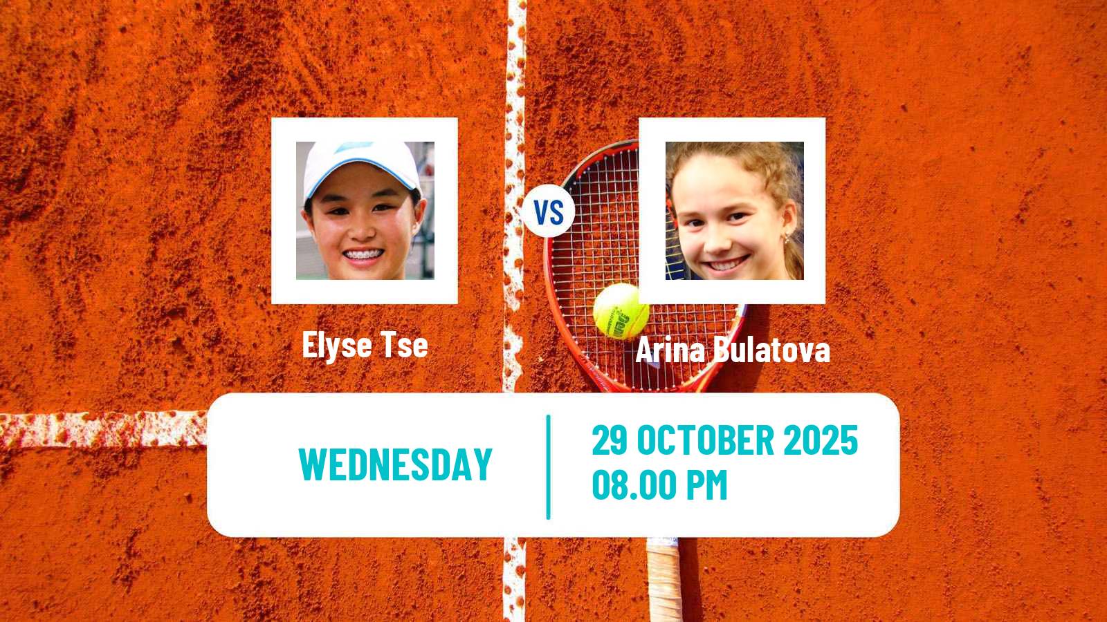 Tennis ITF W35 Brisbane 2 Women Elyse Tse - Arina Bulatova
