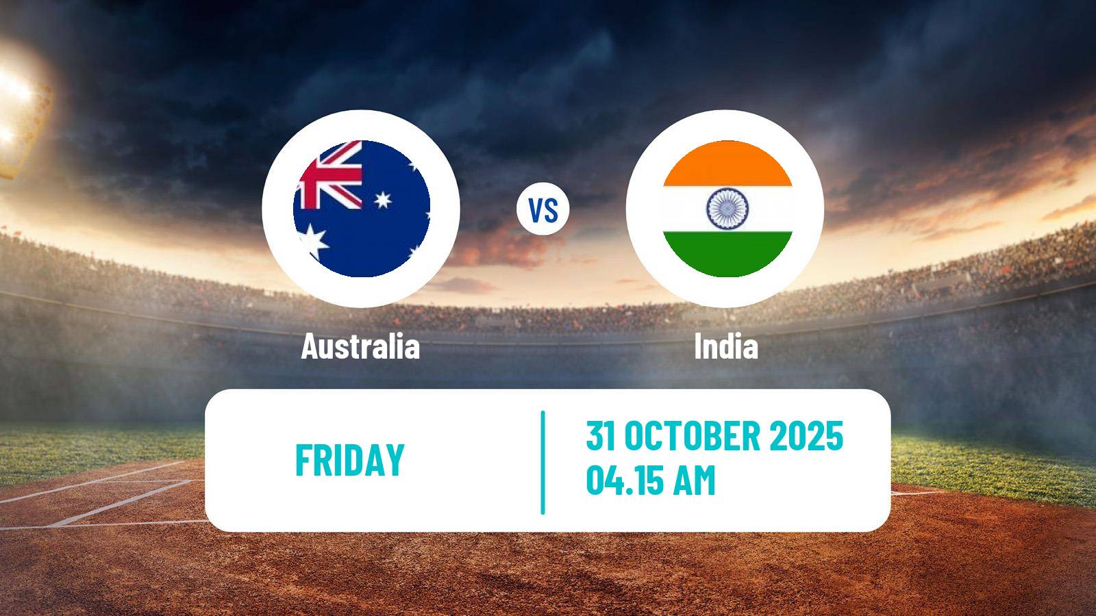 Cricket Twenty20 International Australia - India