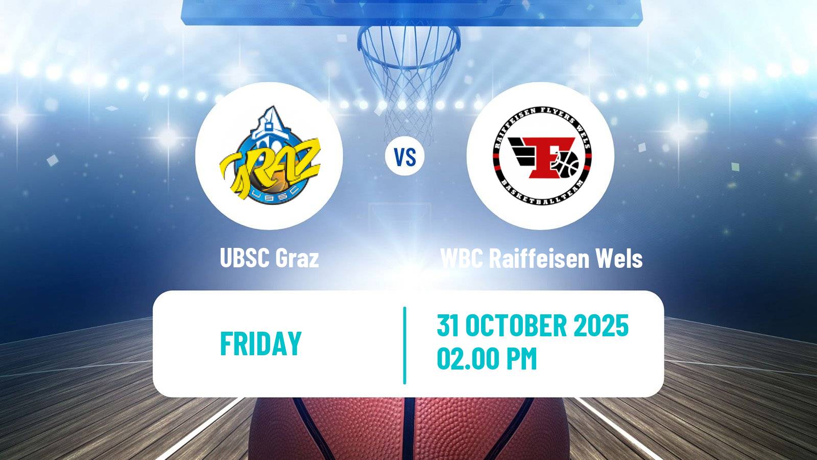 Basketball Austrian Superliga Basketball UBSC Graz - WBC Raiffeisen Wels