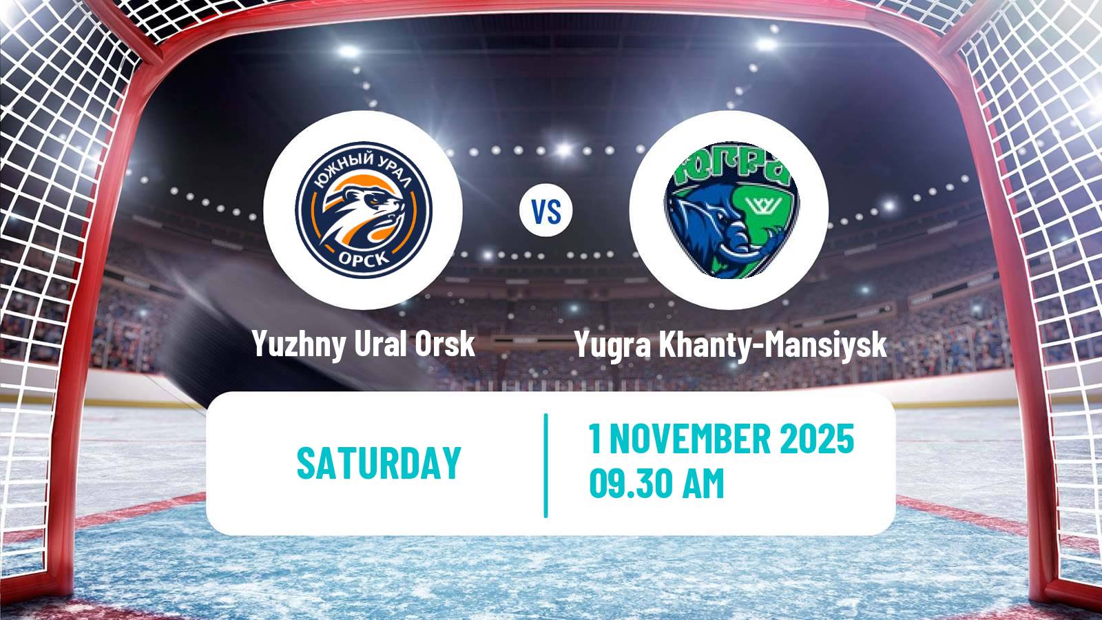 Hockey VHL Yuzhny Ural Orsk - Yugra Khanty-Mansiysk